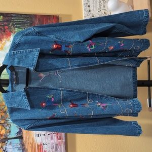 LIFE STYLE JEAN JACKET LARGE